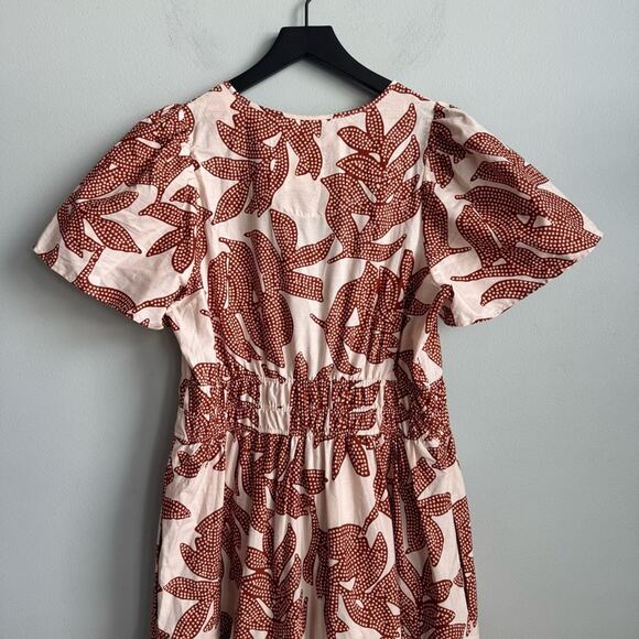 Anthropologie Somerset Maxi Dress in Neutral Floral Dot  - Medium - Picture 9 of 15